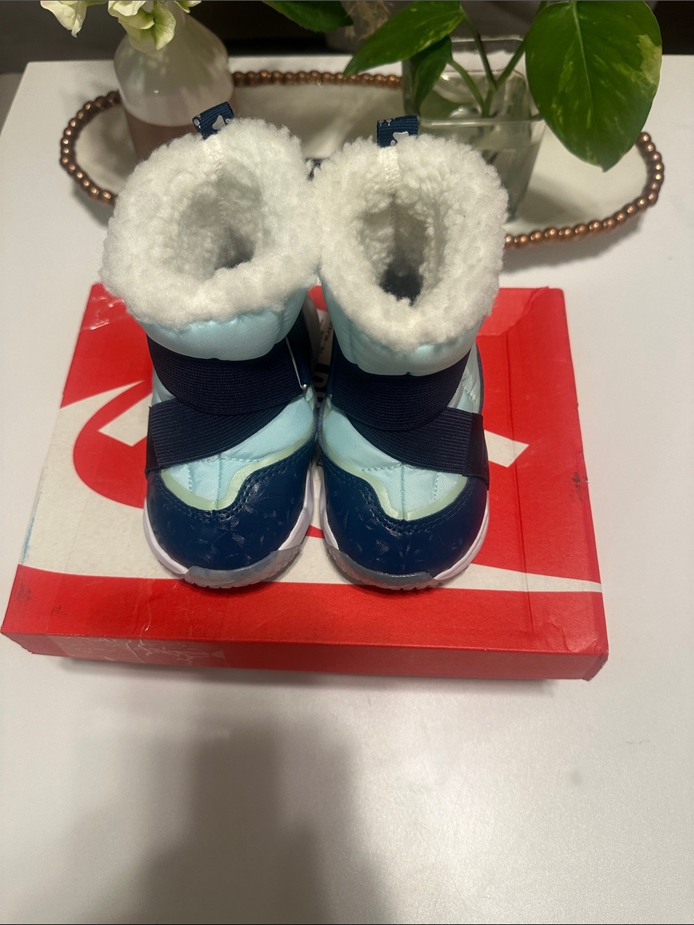 Nike Flex Advance SE Toddler Boots – Glacier Blue/Navy
